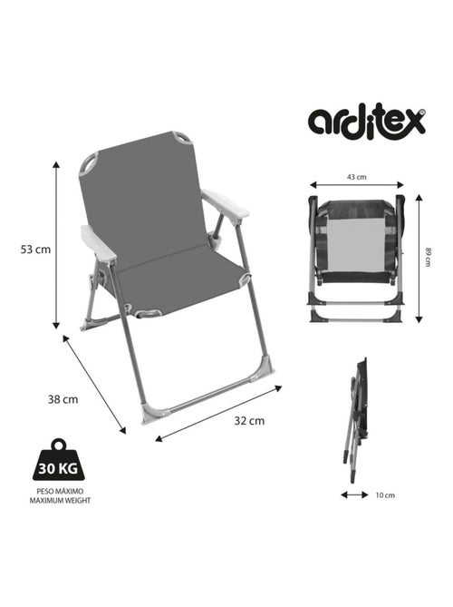 Chaise pliante avec accoudoirs - Barbie - Kiabi