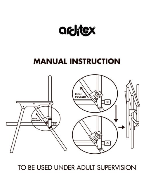 Chaise pliante avec accoudoirs - Dragon Ball Z - Kiabi