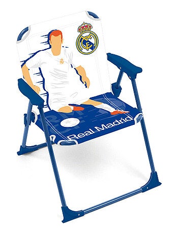 Chaise pliante avec accoudoirs real madrid cf