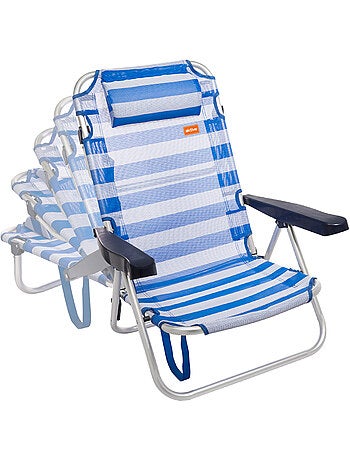 Chaise pliante en aluminium multiposition aktive