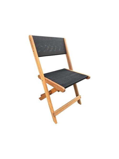 Chaise pliante en bois exotique - Kiabi