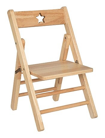 Chaise pliante en bois pour enfant