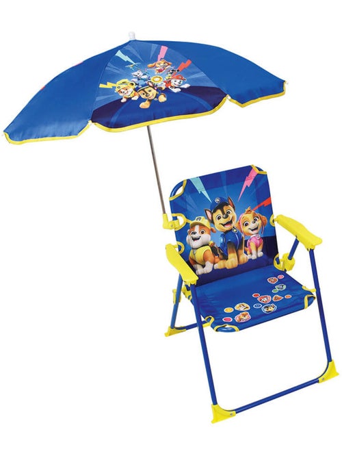Chaise pliante enfant avec parasol - La Pat'Patrouille - Kiabi