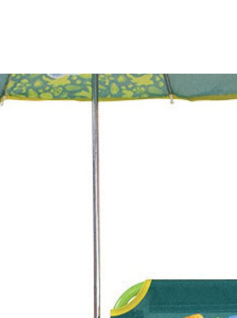 Chaise pliante Jurassic World enfant avec parasol Vert - Kiabi