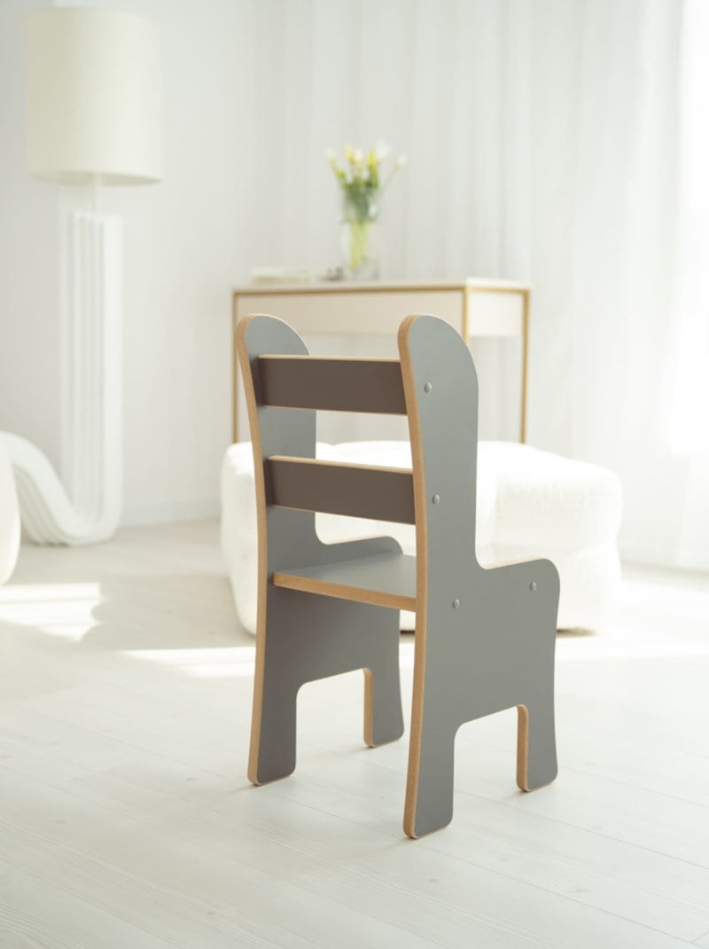 Chaise pour enfant Gris - Kiabi