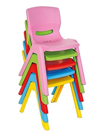 Chaise rouge pour enfant