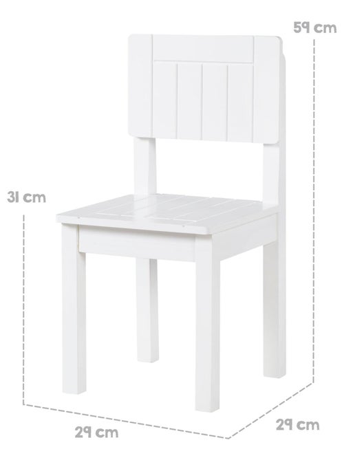 Chaise rustique pour enfant en bois 'ROBA - Kiabi