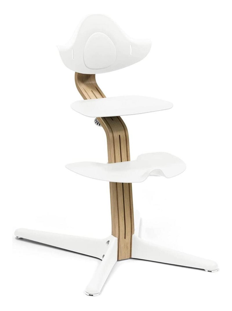 Chaise Stokke Nomi en bois de chêne blanche (White) Blanc - Kiabi