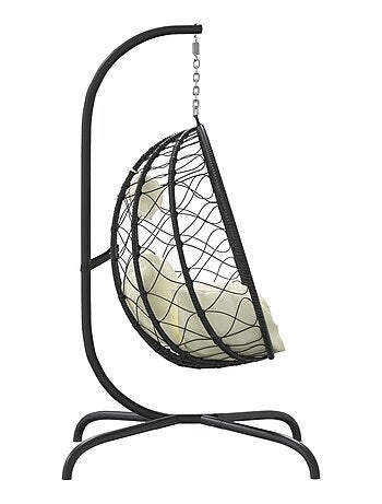 Chaise suspendue avec coussin extérieur