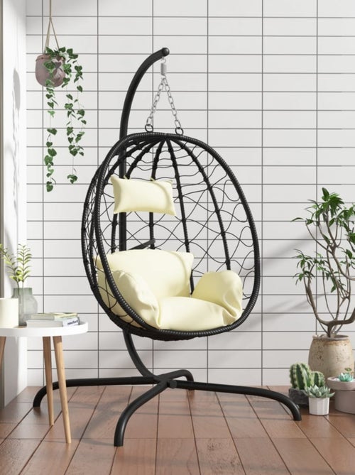 Chaise suspendue avec coussin extérieur - Kiabi