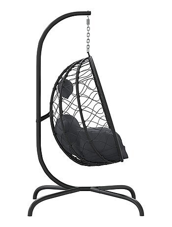 Chaise suspendue avec coussin extérieur