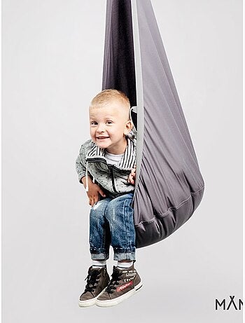 Chaise suspendue sensorielle MAMOI – Cocoon en coton éco & kit de suspension