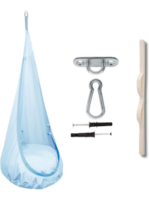 Chaise suspendue sensorielle mamoi cocoon en coton éco & kit de suspension - Kiabi Chaise suspendue sensorielle mamoi cocoon en coton éco & kit de suspension - Kiabi
