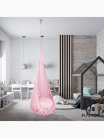 Chaise suspendue sensorielle MAMOI – Cocoon en coton éco & kit de suspension
