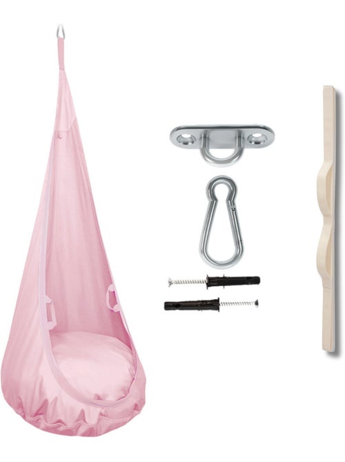 Chaise suspendue sensorielle MAMOI – Cocoon en coton éco & kit de suspension - Kiabi