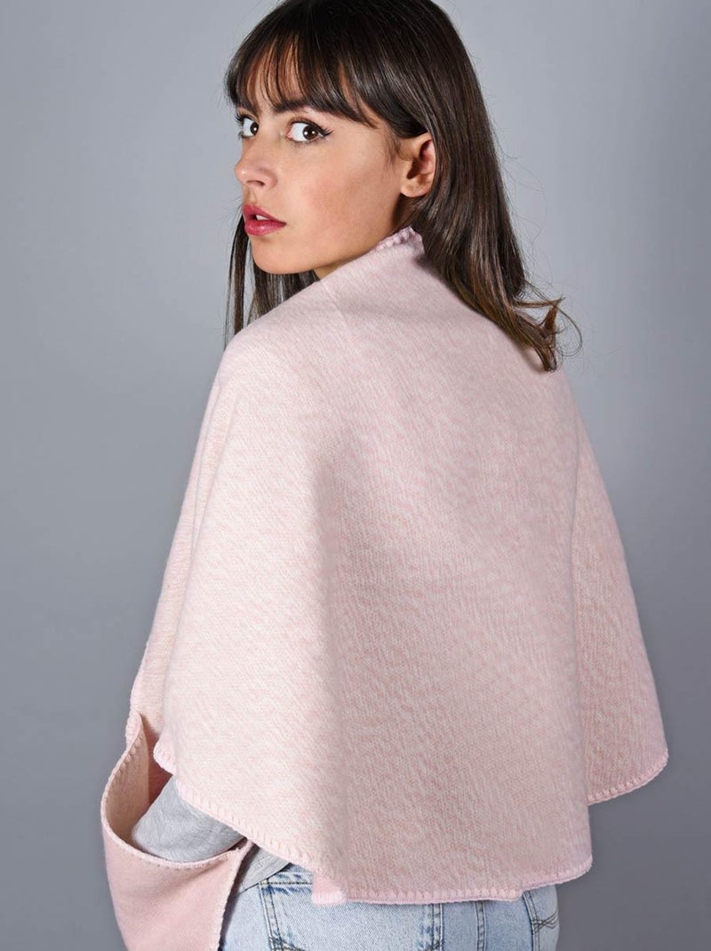 Châle à poches Lima - Fabriqué en France Rose - Kiabi