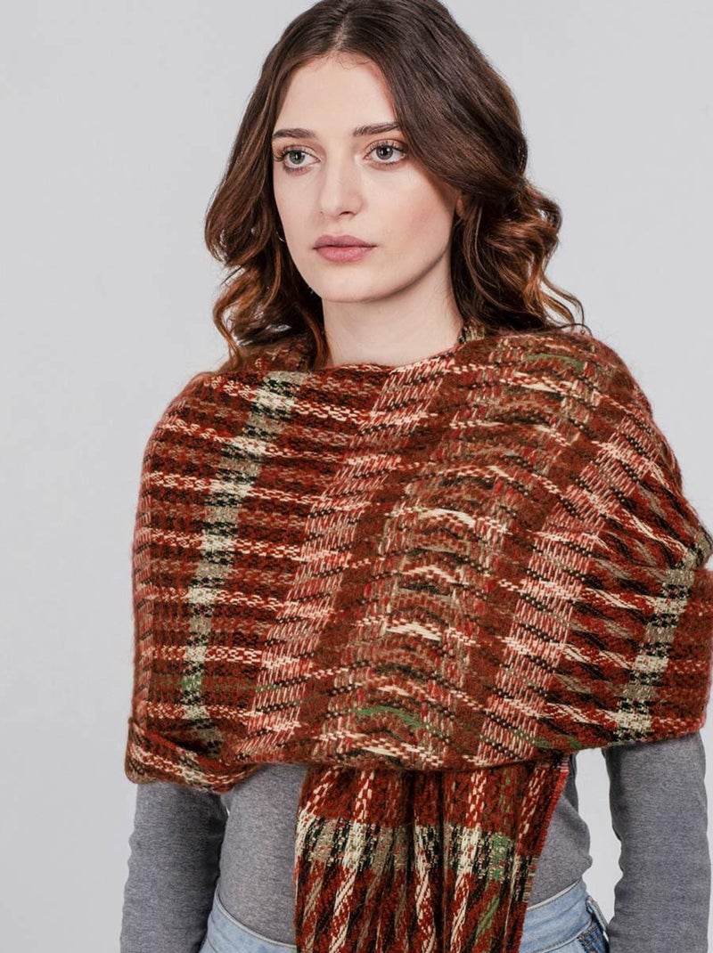 Châle Bolivar - Fabriqué en France Marron - Kiabi