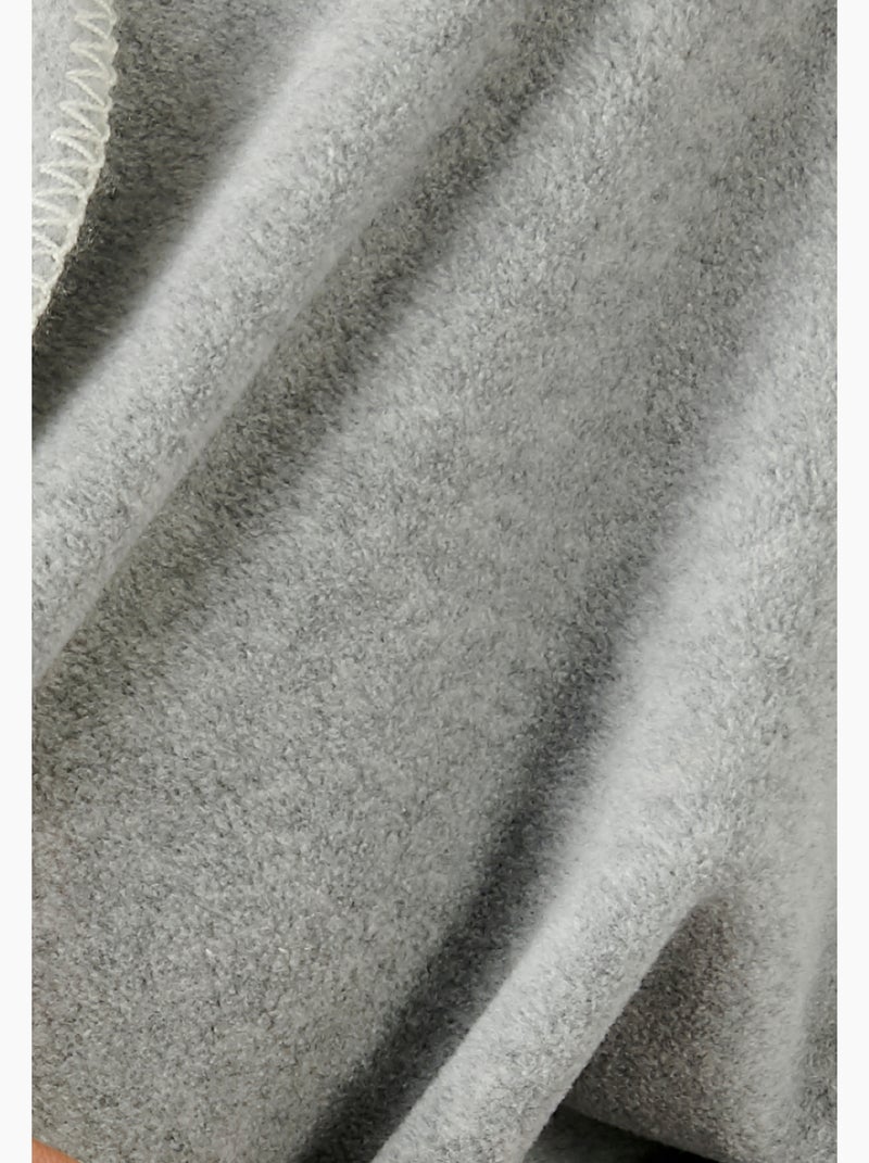 Châle d'intérieur Thermolactyl en maille polaire - Damart Gris - Kiabi