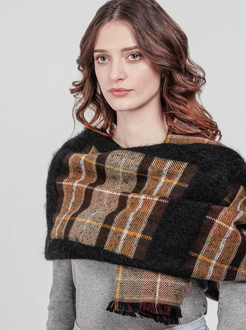 Châle Dunbar - Fabriqué en France Beige - Kiabi