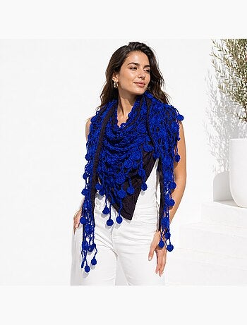 Châle ELISA – Élégance Bohème en Coton & Viscose