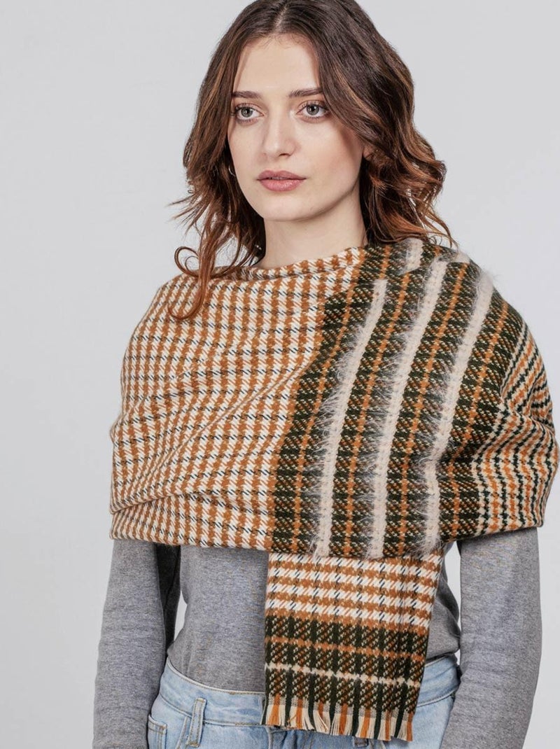Châle Kawala - Fabriqué en France Beige - Kiabi