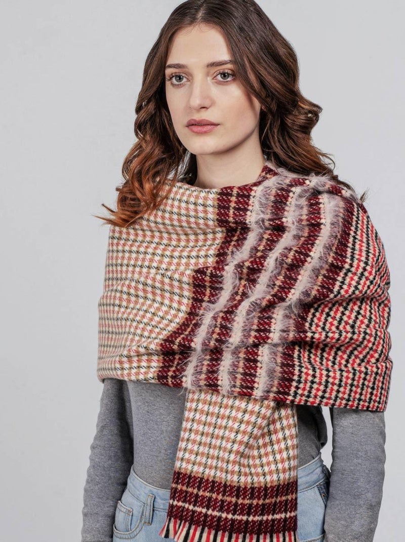Châle Kawala - Fabriqué en France Marron - Kiabi