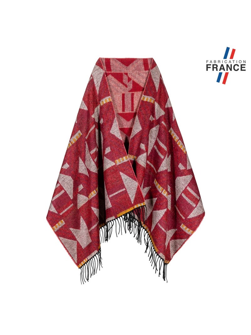 Châle Mohair Leela - Fabriqué en France Bordeaux - Kiabi