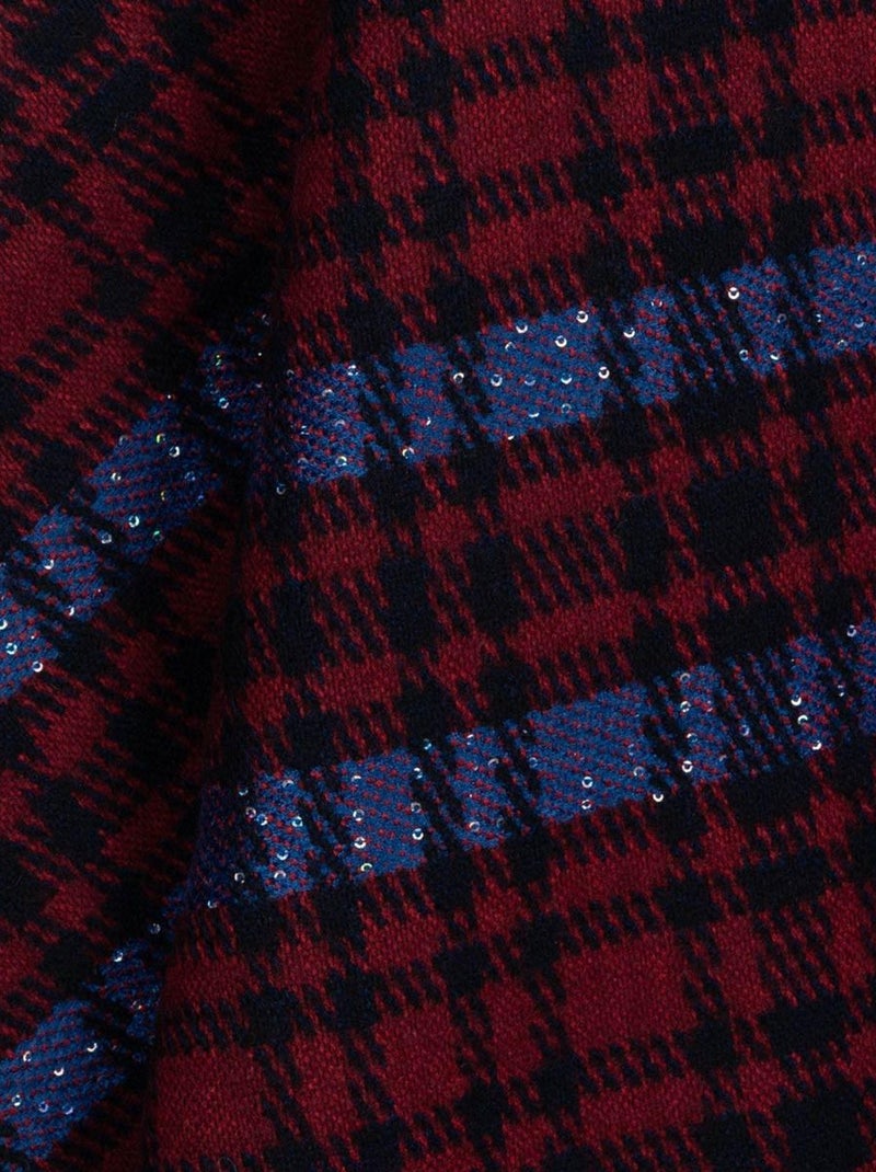 Châle Pizoni - Fabriqué en France Violet - Kiabi