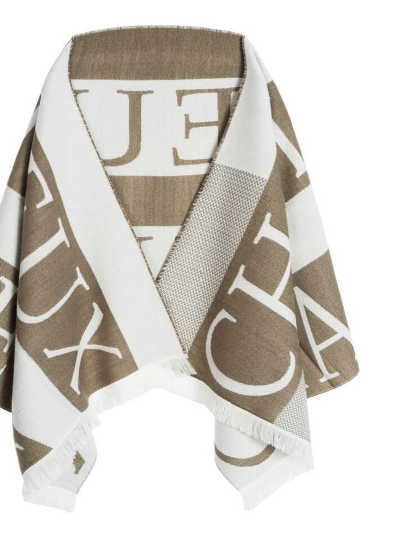 Châle Scribe - Fabriqué en France Beige - Kiabi