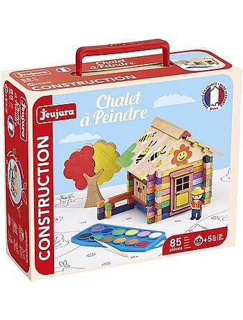 Chalet en bois à peindre 85 pcs
