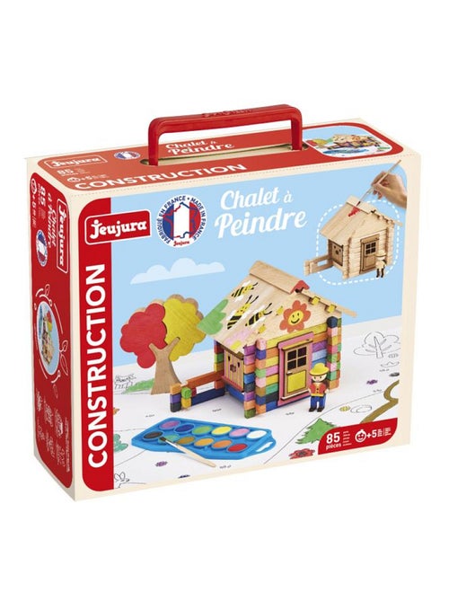 Chalet en bois à peindre 85 pcs - Kiabi