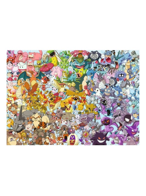 Challenge Puzzle Pokémon 1000 pièces - Kiabi Challenge Puzzle Pokémon 1000 pièces - Kiabi