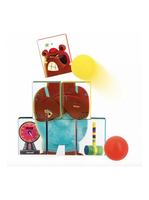 Chamboule tout Mr Ours Appplepop - Kiabi Chamboule tout Mr Ours Appplepop - Kiabi