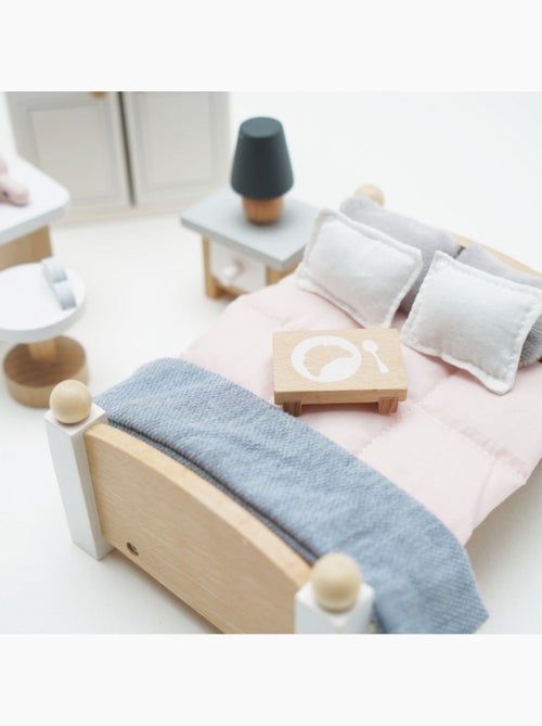 Chambre à coucher pour maison de poupées - Kiabi