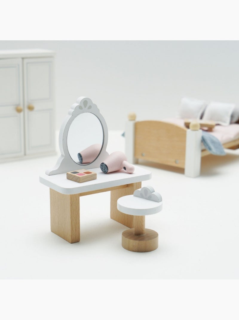 Chambre à coucher pour maison de poupées Beige - Kiabi