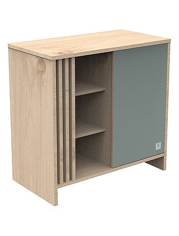 Chambre bébé complète, Lit bébé et Commode à langer avec claustra - SAUTHON
