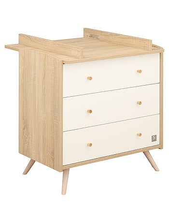 Chambre bébé complète, Lit et Commode à langer - SAUTHON