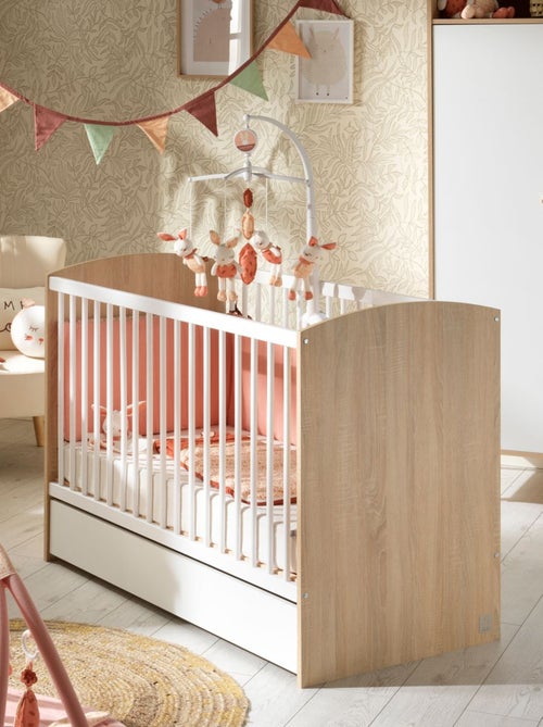 Chambre bébé complète, Lit et Commode à langer - SAUTHON - Kiabi