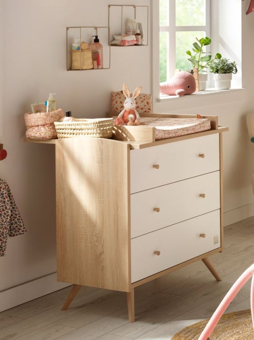 Chambre bébé complète, Lit et Commode à langer - SAUTHON - Kiabi