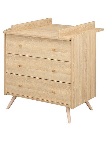 Chambre bébé complète, Lit et Commode à langer - SAUTHON