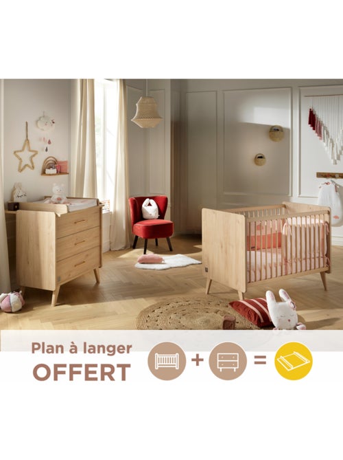 Chambre bébé complète, Lit et Commode à langer - SAUTHON - Kiabi Chambre bébé complète, Lit et Commode à langer - SAUTHON - Kiabi