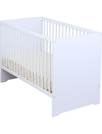 Chambre bébé duo: Lit 120x60 et commode à langer 2 portes - BABYPRICE