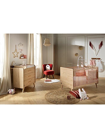 Chambre bébé, Lit bébé évolutif et Commode à langer - SAUTHON