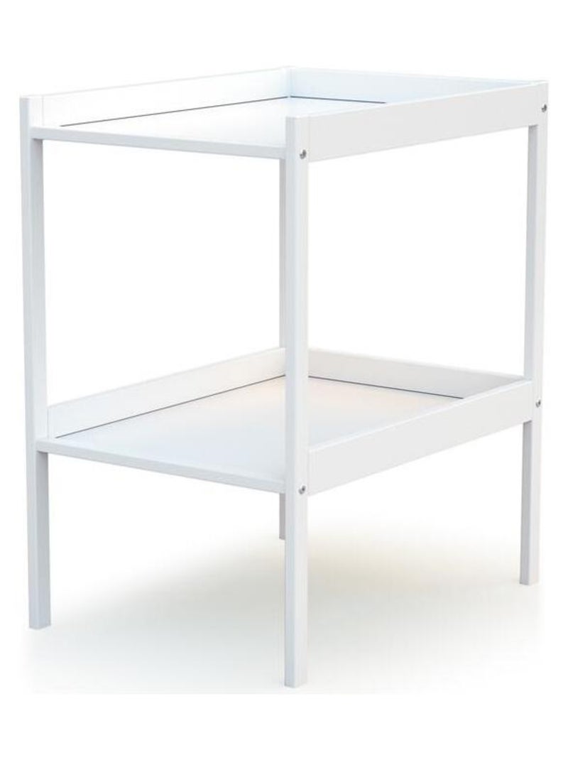 Chambre bébé lit et table à langer en bois milo Blanc - Kiabi