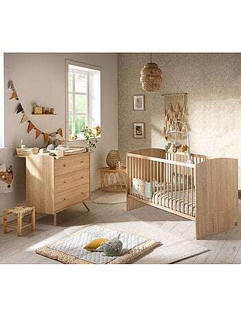Chambre bébé, Lit évolutif et Commode à langer - SAUTHON