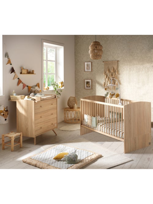 Chambre bébé, Lit évolutif et Commode à langer - SAUTHON - Kiabi