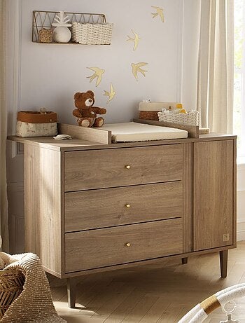 Chambre bébé, Lit évolutif et Commode à langer - SAUTHON