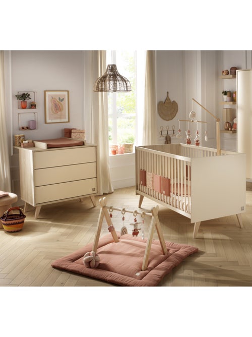 Chambre bébé, Lit évolutif et Commode à langer 3 tiroirs - SAUTHON - Kiabi