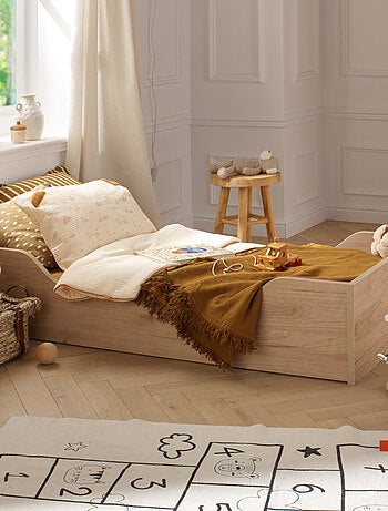 Chambre bébé, Lit évolutif et Commode à langer avec claustra - SAUTHON