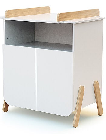 Chambre bébé lit, meuble à langer et armoire en bois pirate